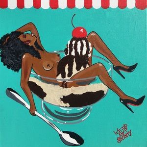 Caramel Sundae Canvas